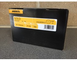 Velcro disk Mirka GOLD 150mm / 120grit/7  hole (box 100)